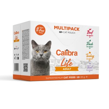 Calibra Cat Life pouches Adult Multipack 12x85g
