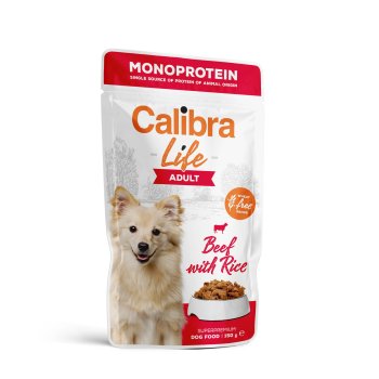 Calibra Dog Life kapsa Adult Beef 150g