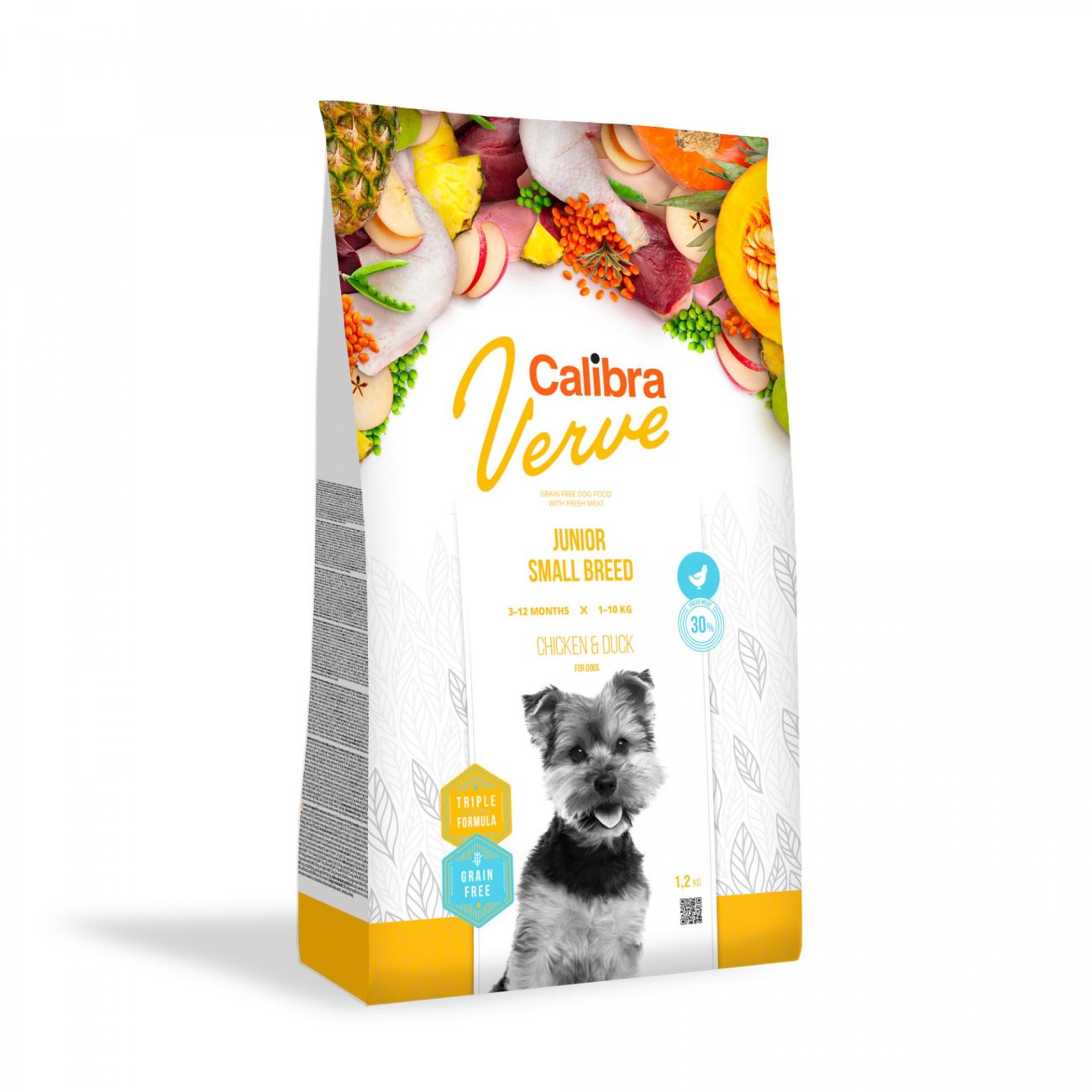 Calibra Dog Verve GF Junior Small Chicken&Duck 1,2kg