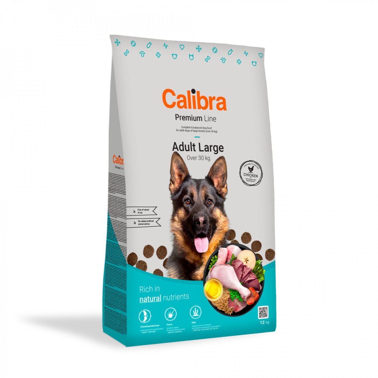 Calibra Dog Premium Line Adult Large Chicken 12 kg 