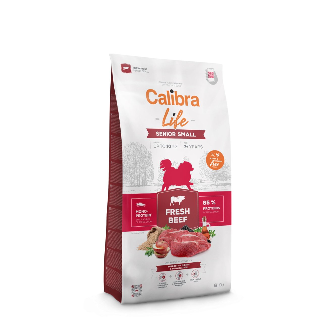 Calibra Dog Life Senior Small Fresh Beef 6kg