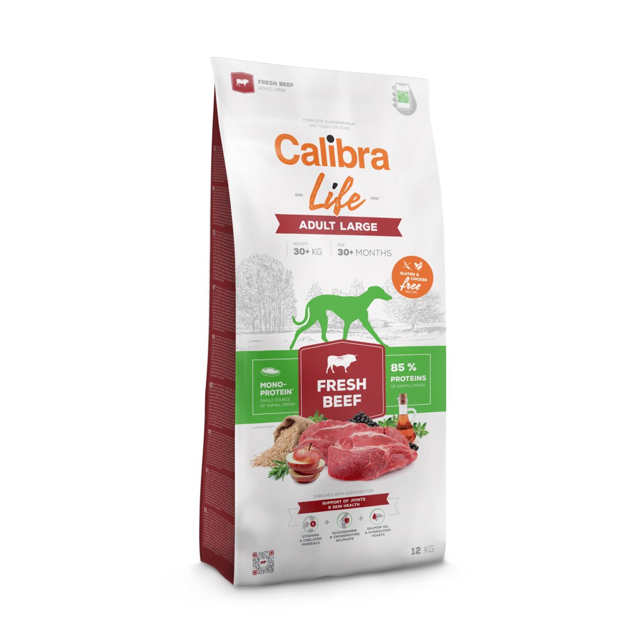 Calibra Dog Life Adult Large Fresh Beef 12kg