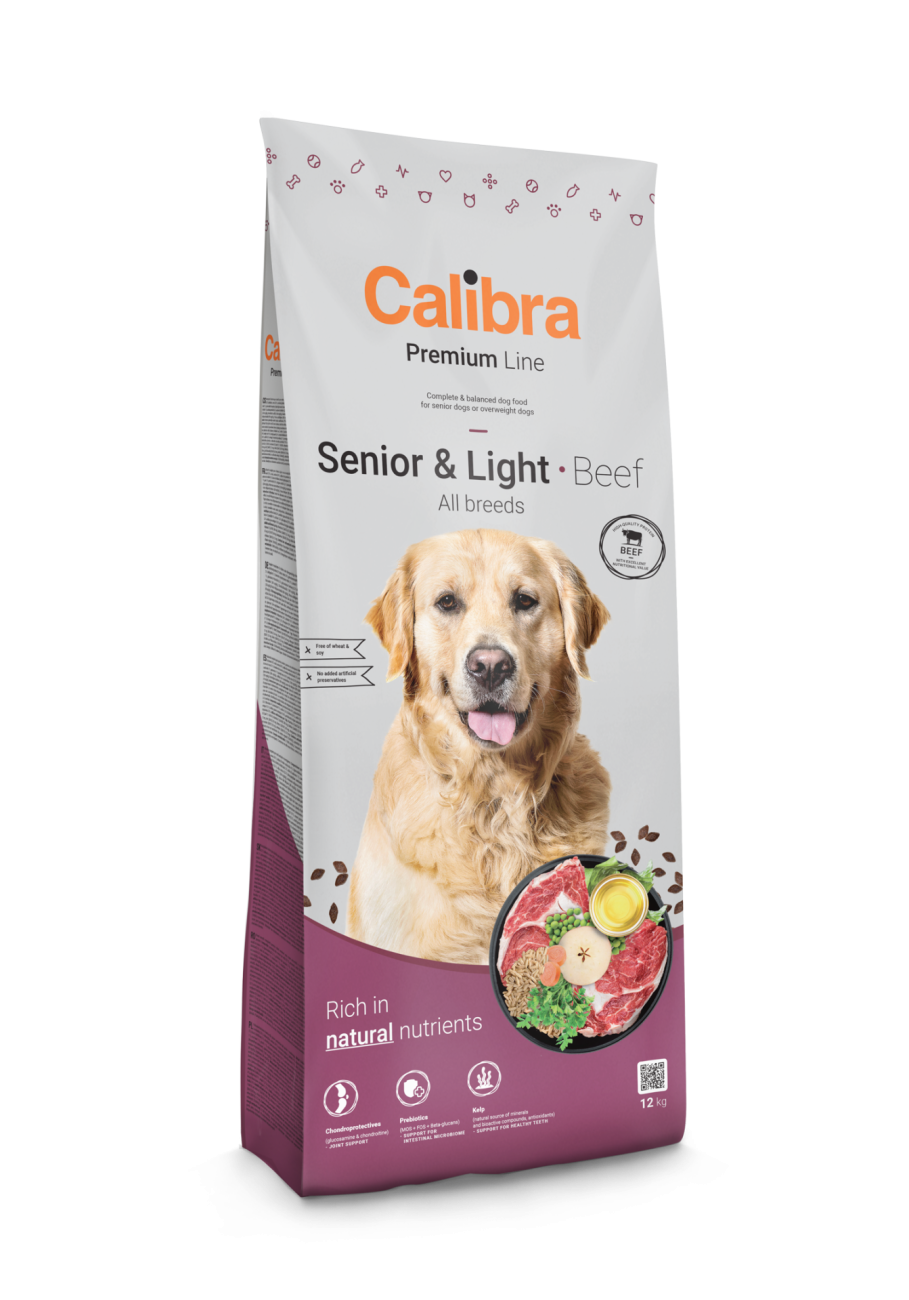 Calibra Dog Premium Line Senior&Light Beef 12kg