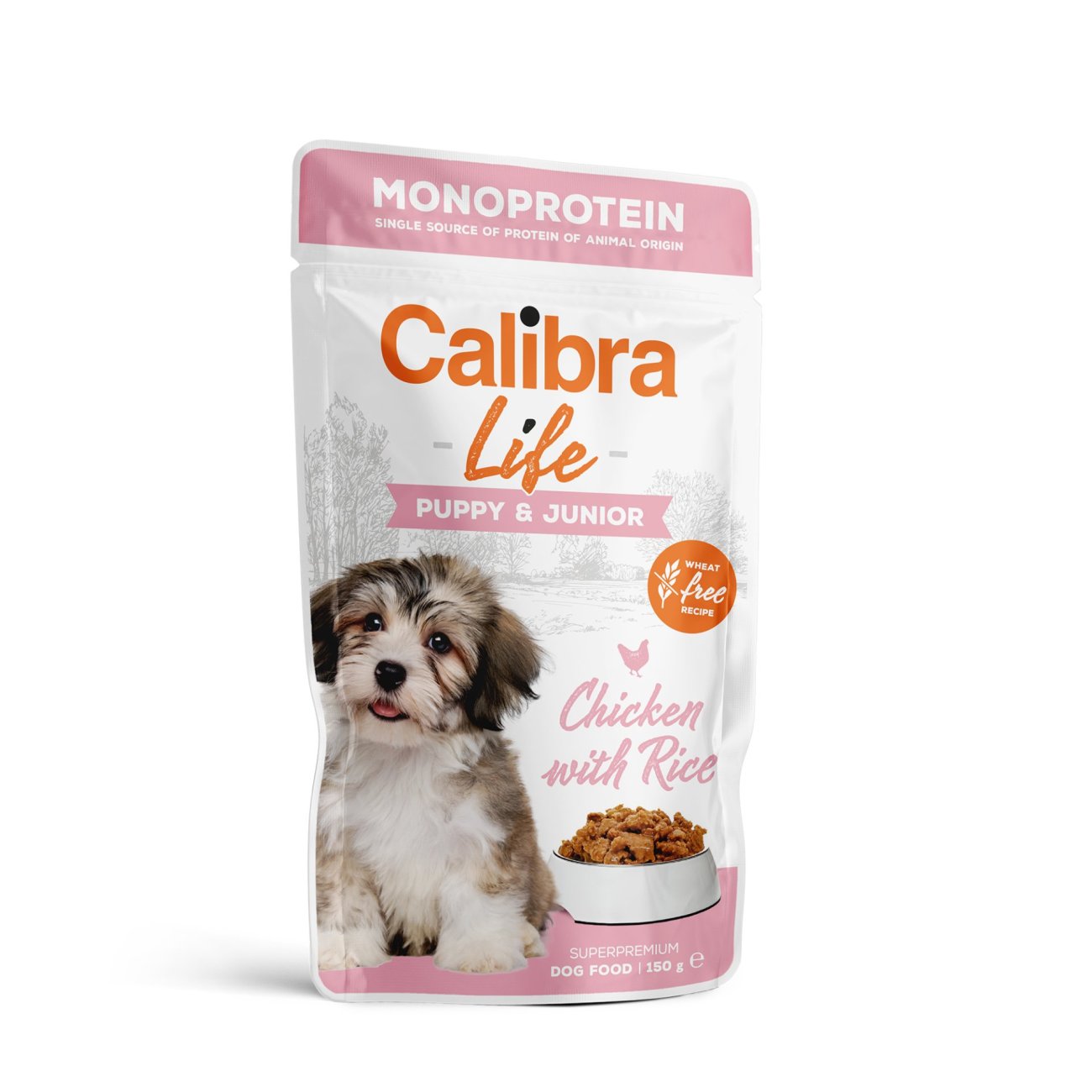 Calibra Dog Life pouch Puppy&Junior Chicken 150g