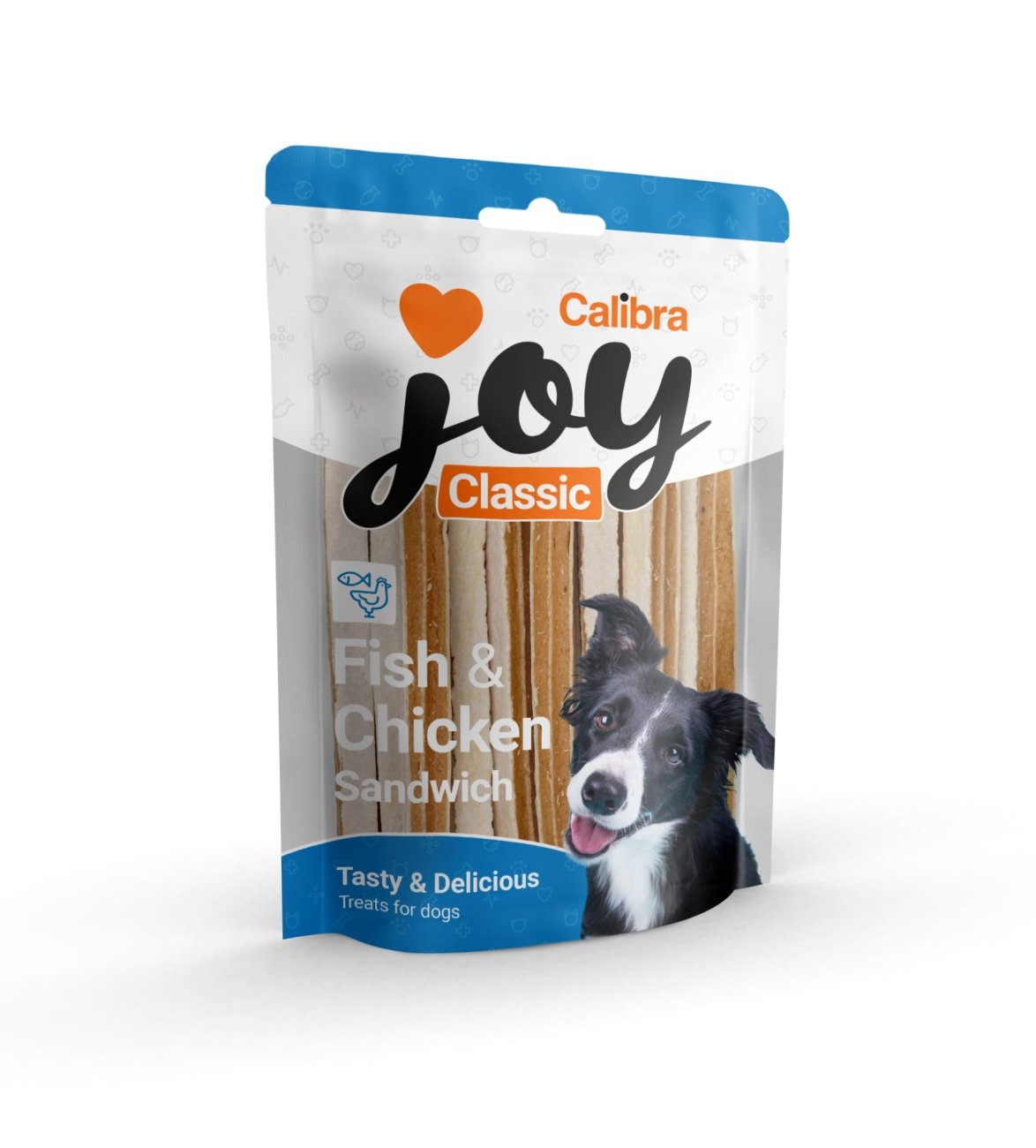 Calibra Joy Dog Classic Fish&Chicken Sandwich 250g NEW